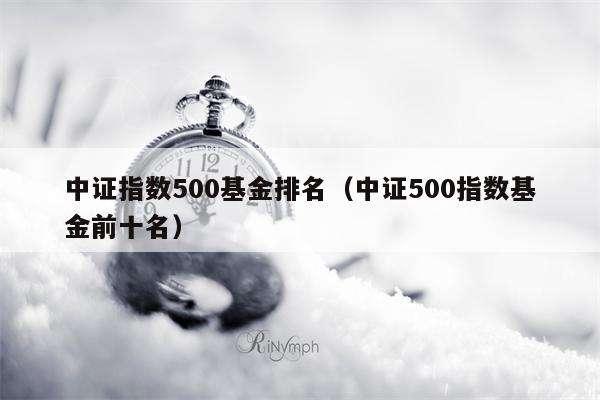 中证指数500基金排名（中证500指数基金前十名）