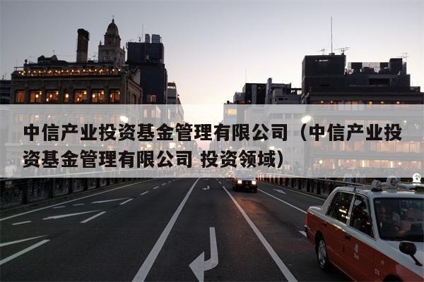 中信产业投资基金管理有限公司（中信产业投资基金管理有限公司 投资领域）