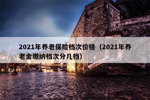 2021年养老保险档次价格（2021年养老金缴纳档次分几档）