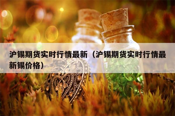 沪锡期货实时行情最新（沪锡期货实时行情最新锡价格）