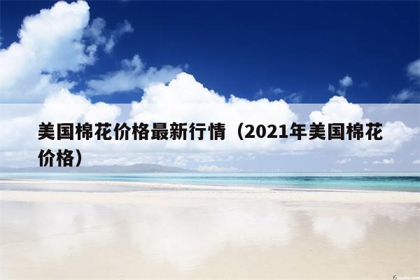 美国棉花价格最新行情（2021年美国棉花价格）