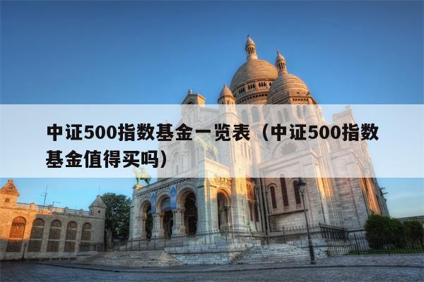 中证500指数基金一览表（中证500指数基金值得买吗）