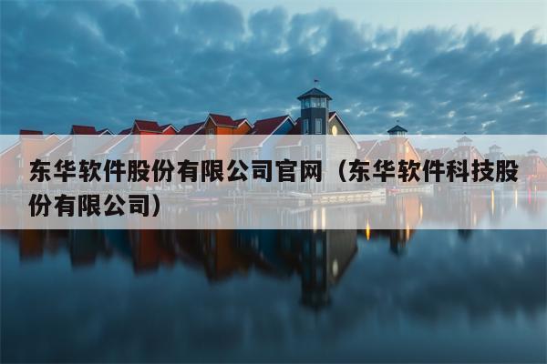 东华软件股份有限公司官网（东华软件科技股份有限公司）