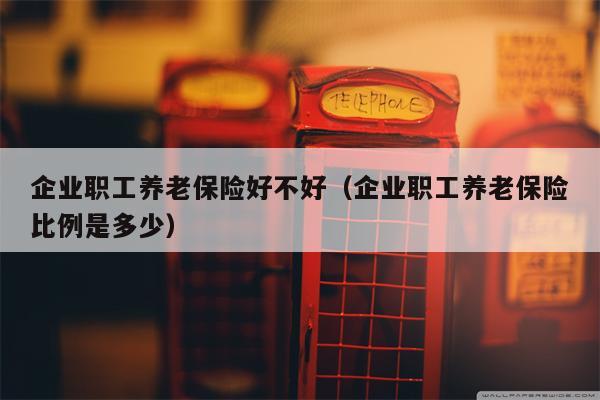 企业职工养老保险好不好（企业职工养老保险比例是多少）