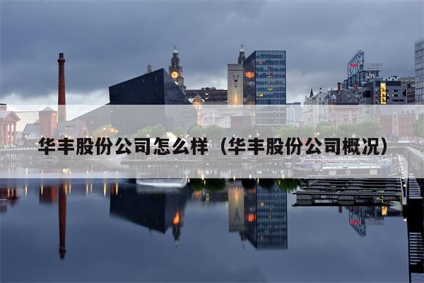 华丰股份公司怎么样（华丰股份公司概况）