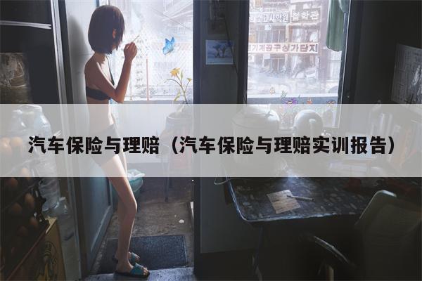 汽车保险与理赔（汽车保险与理赔实训报告）