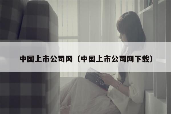 中国上市公司网（中国上市公司网下载）