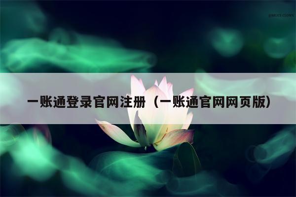 一账通登录官网注册（一账通官网网页版）