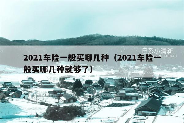 2021车险一般买哪几种（2021车险一般买哪几种就够了）