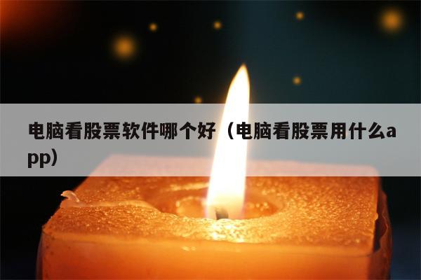 电脑看股票软件哪个好（电脑看股票用什么app）