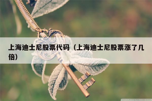 上海迪士尼股票代码（上海迪士尼股票涨了几倍）