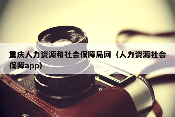 重庆人力资源和社会保障局网（人力资源社会保障app）