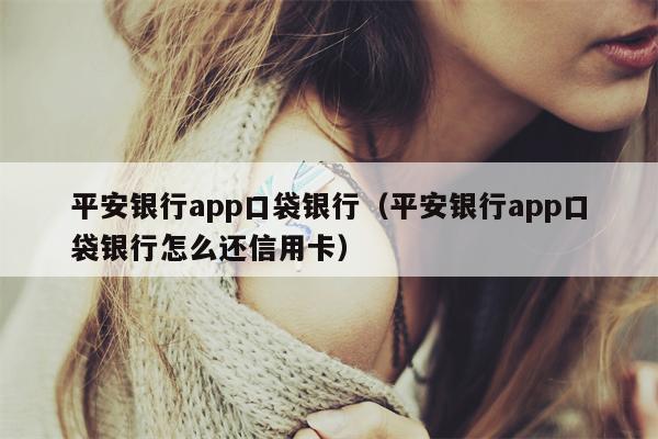 平安银行app口袋银行（平安银行app口袋银行怎么还信用卡）