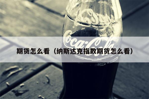 期货怎么看（纳斯达克指数期货怎么看）