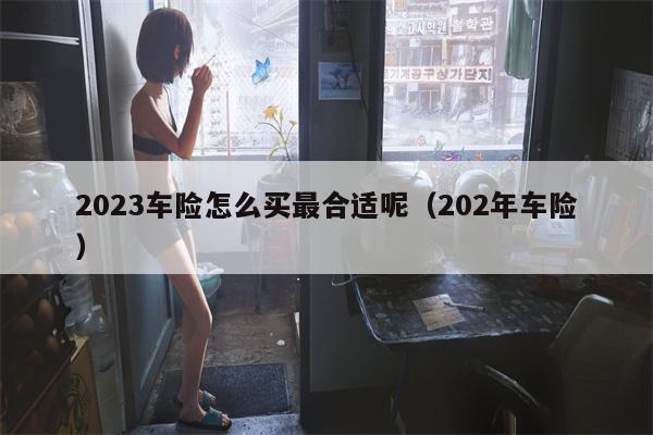 2023车险怎么买最合适呢（202年车险）