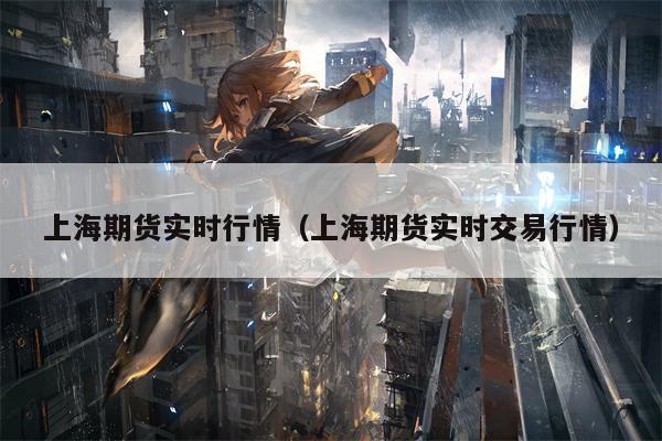 上海期货实时行情（上海期货实时交易行情）
